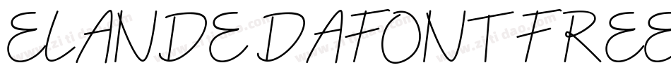 ELANDE DAFONT FREE字体转换